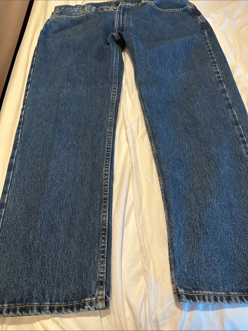 Classic Straight Fit Men’s Jeans in Dark Blue